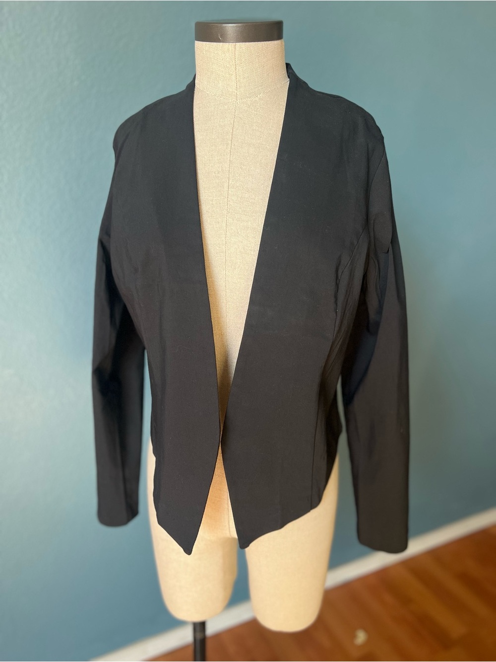 Wearever New York Black Open-Front Women's Blazer Jacket